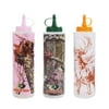Mossy Oak Plastic Assorted Color Deer Squeeze Bottles, 2 Count