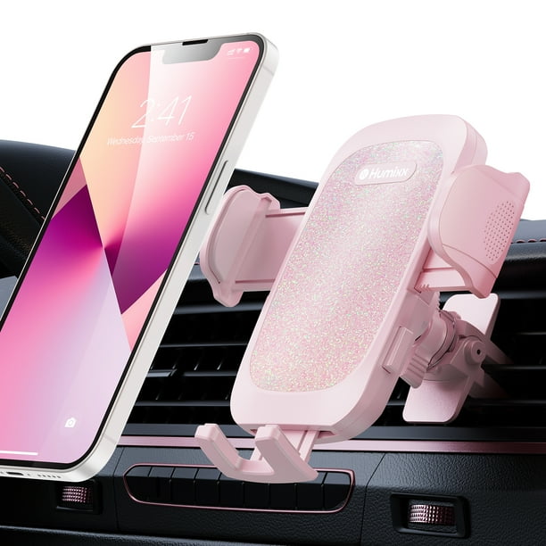 Humixx Bling Car Phone Holder [MilitaryGrade Stability] Car Vent Phone