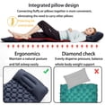 thumbnail image 4 of HOARBOEG Sleeping Pad Ultralight Inflatable Sleeping Pad For Camping 75''X23''X3.9'' Camping Sleeping Pat With Pillow Built In Pump Ultimate For Camping Backpacking, 4 of 6