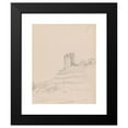 thumbnail image 2 of James Moore 15x18 Black Modern Framed Museum Art Print Titled - Kendal Castle, England (1792), 2 of 5