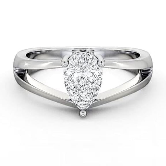 Nerra Jewel 1.7 Ct Princess Cut Lab Created Simulated Diamond Ring - 14K White Gold Plated Rings - Daily Wear Diamond Ring for Women's - Diamond Engagement Wedding Ring for Women's
