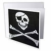 3dRose Ex Pirate, Greeting Cards, 6 x 6 inches, set of 12