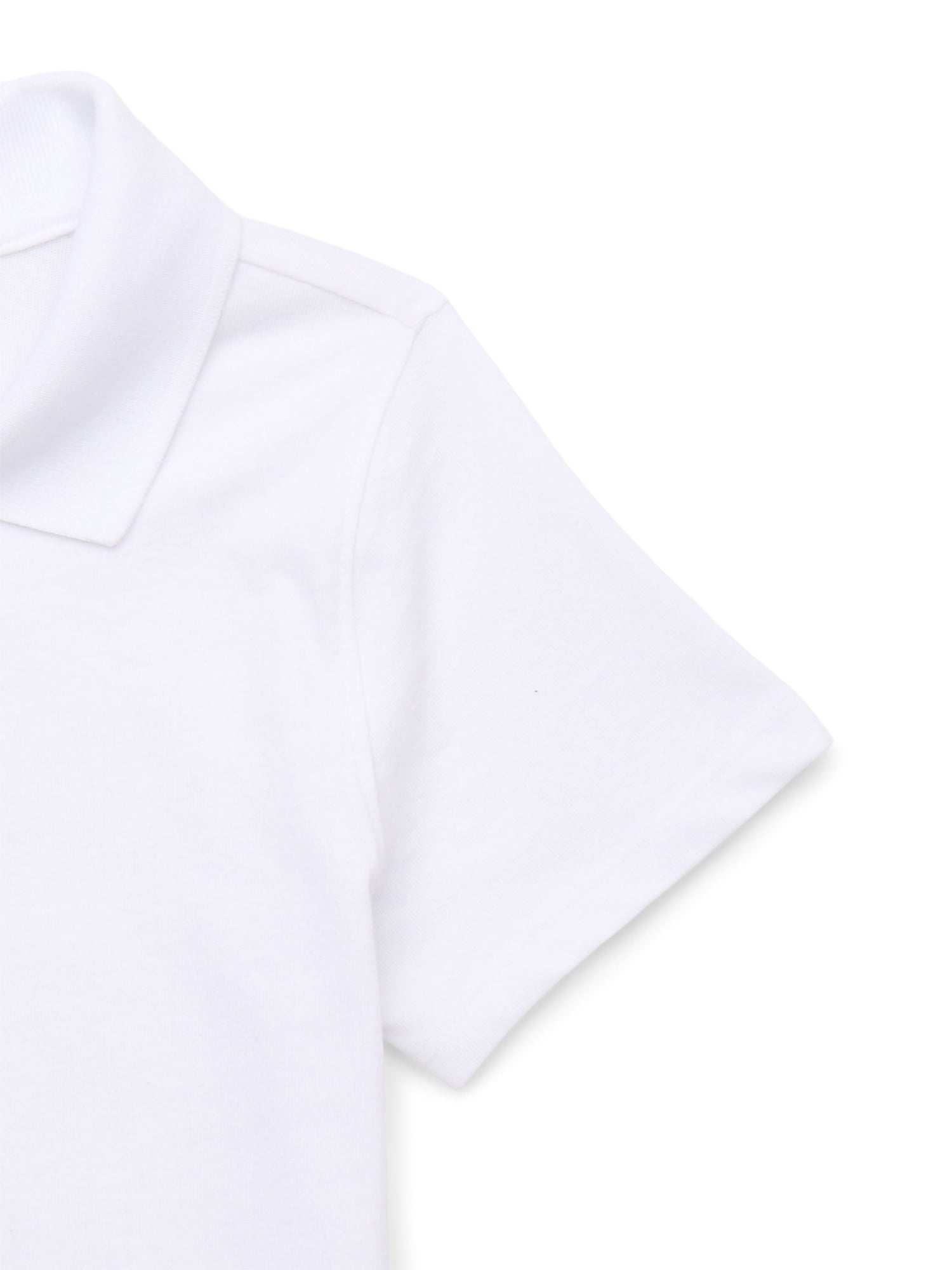 Wonder Nation Girls School Uniform Short Sleeve Jersey Polo