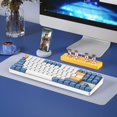 thumbnail image 1 of Teclado mecánico inalámbrico A87, recargable, con teclas completas, sin impacto, con cable, para juegos de oficina, teclado con eje verde, 1 of 5