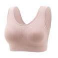thumbnail image 2 of LSLJS Women's Ruched Sports Bras Padded Workout Tops Medium Support Crop Tops, Women's Sports Bras, 2 of 3