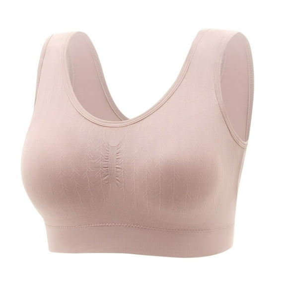 Lindreshi Sports Bras for Women Women's Ruched Sports Bras Padded Workout Tops Medium Support Crop Tops
