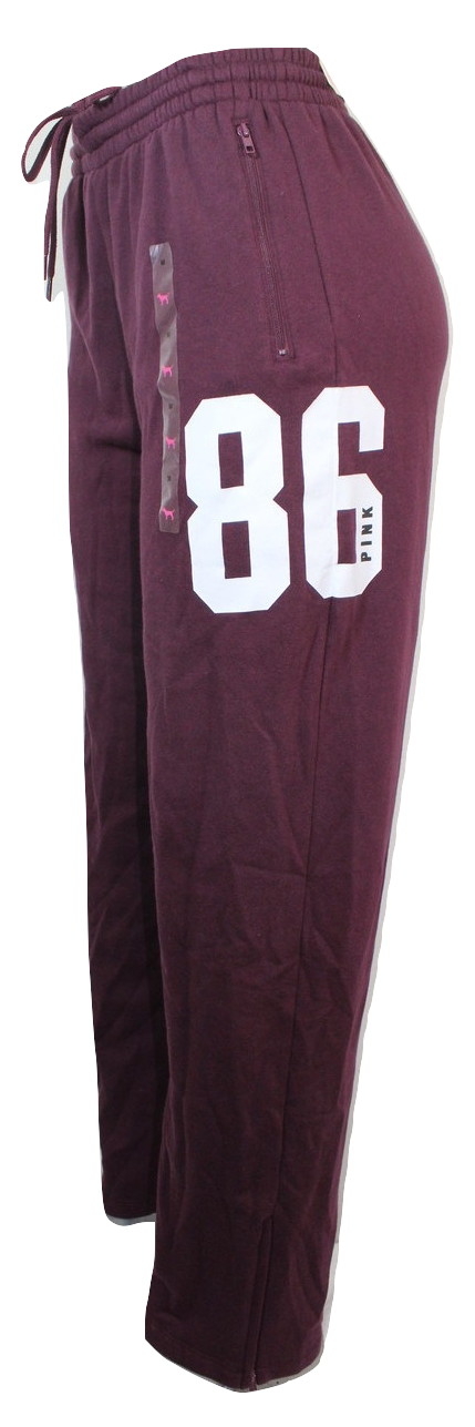 open leg track pants