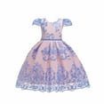 thumbnail image 1 of MeetoTime Girls Princess Dresses Infant Toddler Kids Cute Birthday Party Dress Halloween Cosplay Outfits, 1 of 7