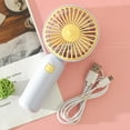 thumbnail image 3 of Harpi Handheld Mini Fan,Air Conditioner Fan,3 Speeds,Personal Lash Fan Pocket Mini Fan Portable With Bracket Desktop USB Charging Electric Fan,Gifts for Women Men Kids Travel Essentials Outdoor, 3 of 6
