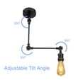 thumbnail image 6 of Kiven Pendant Light Fixture Adjustable Height,Black Swing Arm Hanging Lights Retractable Design with 15ft Plug-in Cord, Industrial Ceiling Pendant Light for Kitchen Island Picture Office TB0120, 6 of 6