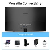 KOORUI 24 100Hz Curved Computer Monitor, FHD 1080P 1500R PC Monitors, HDMI&VGA Ports, Eye Care