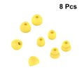 thumbnail image 3 of Miangastore Headphone Ear Covers Replacement Silicone Yellow 8Pcs 0.4In, 3 of 9