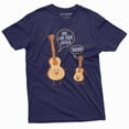 thumbnail image 5 of Guitar T-shirt Funny Ukulele I am your Father Shirt Guitarist gifts Music band Musician Tee (4X-Large Military Green), 5 of 7