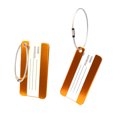 thumbnail image 1 of Unique Bargains Metal Luggage Tags Suitcase Travel Bag Name Message Card Address Label Carry-On ID,2/5/7 Pack, 1 of 1