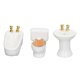 thumbnail image 2 of Muebles de baño para casa de muñecas juego de baño para casa de muñecas 3 uds bañera inodoro lavabo porcelana de simulación ligera para casa de muñecas 1/24 ANGGREK Otros, 2 of 8
