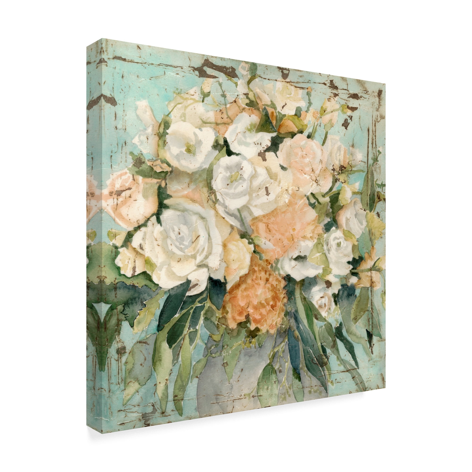 Trademark Fine Art 'Vintage Arrangement I' Canvas Art by Megan Meagher