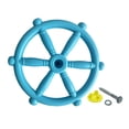 thumbnail image 3 of Accesorio de columpio con rueda de pirata, accesorio multiusos para gimnasio, volante para parque, casa del , patio trasero, casa de juegos azul, 3 of 7