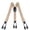 2, variant on 35mm Wide Adjustable Elastic Suspender Leather Button End Suspender Fashion Suspenders For Wedding Work