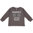 thumbnail image 3 of Inktastic Grandpa Little Racer Car Racing Boys Long Sleeve Toddler T-Shirt, 3 of 5