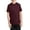 Athletic Maroon, variant on Youth Performance Moisture Wicking Polyester Crew Neck Short Sleeve Lightweight Activewear T Shirt
