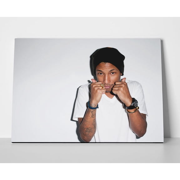 Pharrell Williams Poster or Wrapped Canvas