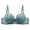 A12-Sky Blue, variant on Wdgfv Strapless Bras for Women Push Up Scalloped Clear Straps Wireless Bra Non Full Coverage Gathering Comfy Bandeau Bra
