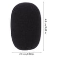 thumbnail image 2 of Shisuyan 5Pcs Sponge Mic Protectors Professional Protective Microphone Caps (Black), 2 of 9