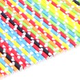 thumbnail image 3 of Pajitas de papel para beber en el hogar, 60 uds., suministros, decoraciones DIY para fiestas con puntos coloridos, 3 of 8