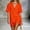 Orange Dresses for Women, variant on Ygbgbb Women V‑Neck Henley Mini Tunic Dress, Short Sleeve Half‑Placket Loose Fit Casual Shift Dress for Beach Cover‑Up and Everyday Summer Wear Yellow XL