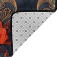 thumbnail image 4 of Shaggy Area Rug, Fiery Floral Pattern Rugs for Living Room Bedroom Non Slip Door Mat Indoor Carpet Machine Washable Nursery Home Decor Floor Mats for Entryway 60x39in, 4 of 5