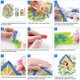 thumbnail image 3 of Cuadros Decorativos Colgante de mosaico de diamantes de bricolaje adornos colgantes colgante de bolsa cruzada 5D (YH52) Wdftyju embutido en tela, 3 of 9