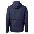 thumbnail image 3 of Men's Cutter & Buck  Navy Portland Sea Dogs  Charter Eco Recycled Half-Zip Anorak Jacket, 3 of 3
