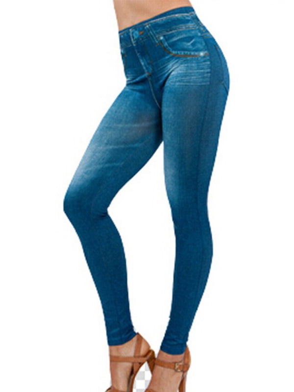 blue jean leggings walmart
