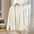 thumbnail image 7 of Szhihuiw Lightweight Cardigans for Women Collared Long Sleeve Fall Tops with Pockets Business Casual Oversized Cardigans Fashion Clothing, 7 of 7
