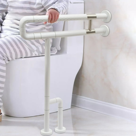 60*70cm Handicap Rails Bathroom Toilet Anti-Slip Handrails Grab Bar Safety Rail