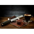 thumbnail image 6 of Lemon Zester, Stainless Steel  Cheese Grater with Plastic Cover and Ergonomic Handle, Black, 6 of 8