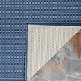 thumbnail image 2 of Couristan Recife Saddle Stitch Indoor /Outdoor Area Rug, Ivory- Indigo Blue, 7'6" Square, 2 of 6