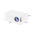 thumbnail image 3 of Teissuly Portable Mini Projector LED Phone Home Theaters Wired Phone Same Screen Playback Support for 1080P HD Decoding Can Connect to HDMI/USB/AV/memory Card/5V-2A Teissuly WER202401220878, 3 of 8