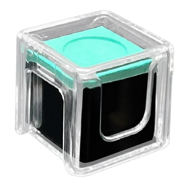 Almencla Pool Cue Chalk Cube Fine Texture Portable High Performance for Club Bar Home green