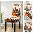 thumbnail image 4 of Hometravel Autumn Chair Covers Set, Thanksgiving Turkey Pumpkin Pattern Slipcovers, Detachable Washable Protective Covers for Dining Chairs, Party, Event Decor, 4 of 6