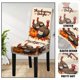 thumbnail image 4 of Funda para Silla con Estampado de Pavo y Calabaza para Acción de Gracias | Elástica y Protectora | Poliéster Lavable | Se Adapta a Sillas de 45-65 Cm X 40-50 Cm | Decoración Festiva para Fiestas En C, 4 of 6