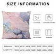 thumbnail image 6 of JRXY Pink Marble Body Pillow Cover Pink Gold Abstract Ombre Ink Modern Long Pillowcase with Zipper Pillow Covers Soft Cushion Cover Cases Decorative Bedding Pillow Case for Bed,Couch, Sofa White, 6 of 6
