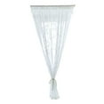 thumbnail image 3 of 2Pc Lace Curtains 59 Inch Length - Shabby Chic White Lace Curtains For Living Room/French Door Vintage Sheer Floral Window Curtains Rod Pocket 1 Pair 29.5 W X 59.1 L Inch,White, 3 of 3