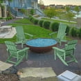 thumbnail image 3 of CHYVARY 1 Peak Adirondack Chair, Fire Pit Outdoor Patio Furniture, Green, 3 of 7