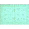 thumbnail image 1 of Ahgly Company Indoor Rectangle Oriental Light Blue Traditional Area Rugs, 5' x 7', 1 of 4