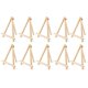 thumbnail image 1 of 10PCS Wood Easels, 9 Inches Tabletop Easels, Tripod, for Painting, 1 of 5