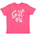 thumbnail image 3 of Inktastic Tractor Girl Youth T-Shirt, 3 of 5