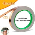 thumbnail image 2 of 3pcs Copper Foil Tape, (1/2inch X 66 FT) Copper Tape with Double-Sided Conductive G22031, 2 of 6