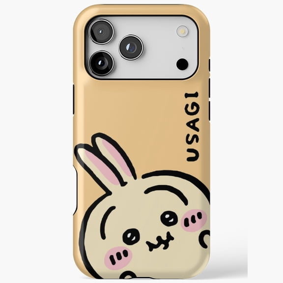 Chiikawa Usagi Hachiware Peek A Boo Anime Cute Art iPhone Case 17 through 11 Pro Max