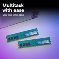 thumbnail image 5 of RAM 8GB 16GB 4GB DDR4 3200MHz CL22 1.2V UDIMM Desktop Single Memory 8G 3200MHz 2pcs, 5 of 5
